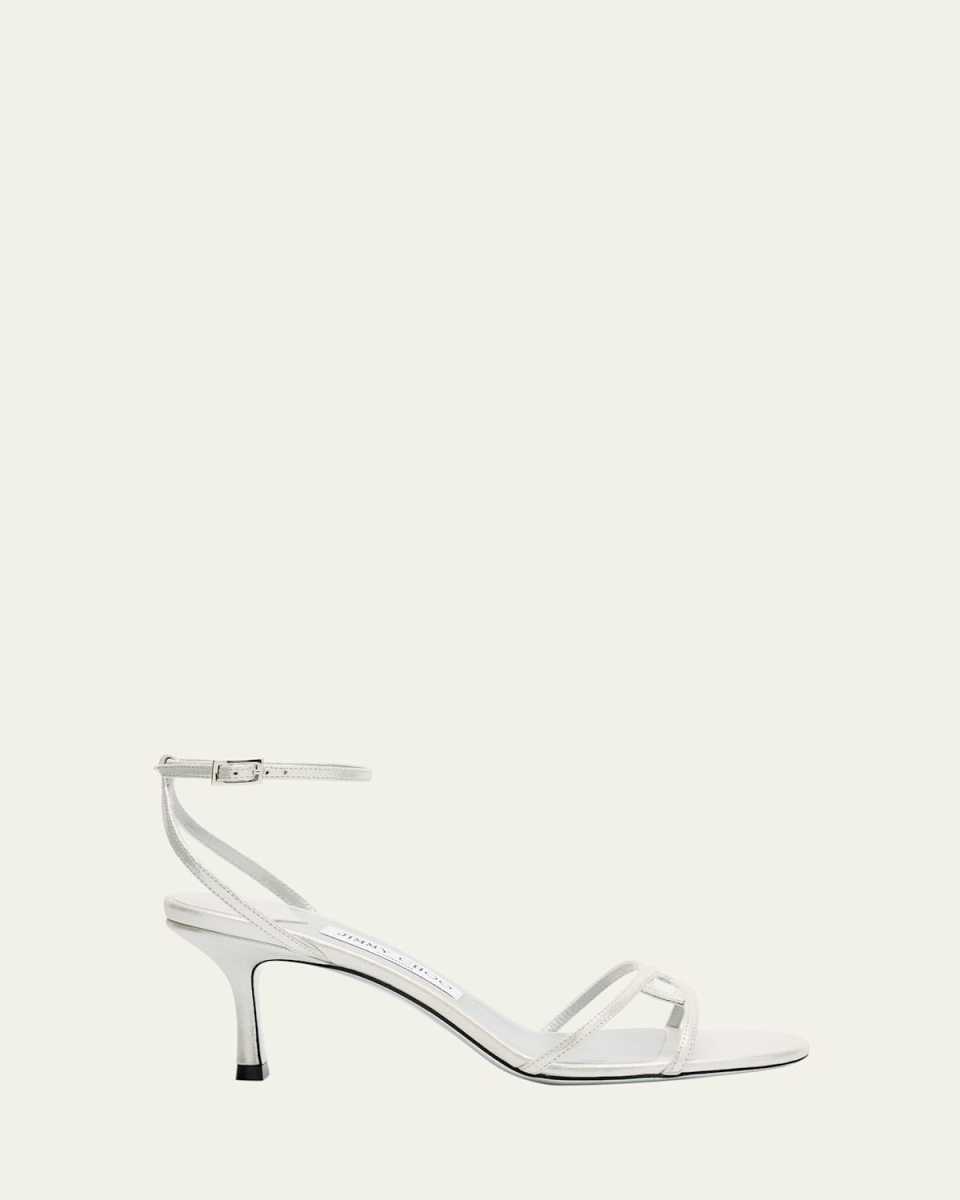 Metallic 1998 Leo Ankle-Strap Sandals